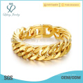 Luxus-Armbänder für Männer, Gold Chunky Armbänder Schmuck